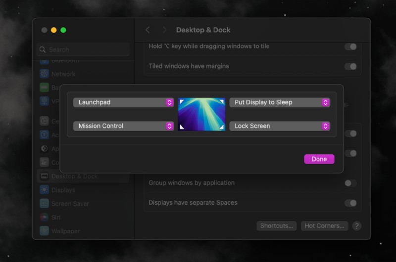 macOS 핫 코너 완벽 가이드: 화면 구석을 빠른 실행 바로가기로 바꿔 생산성 높이기