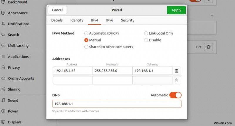 우분투(Ubuntu) 22.04 LTS 및 22.10에서 고정 IP 설정하는 방법: 단계별 완벽 가이드