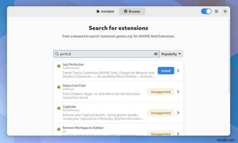 Extension Manager로 그놈 확장 프로그램 손쉽게 관리하는 방법