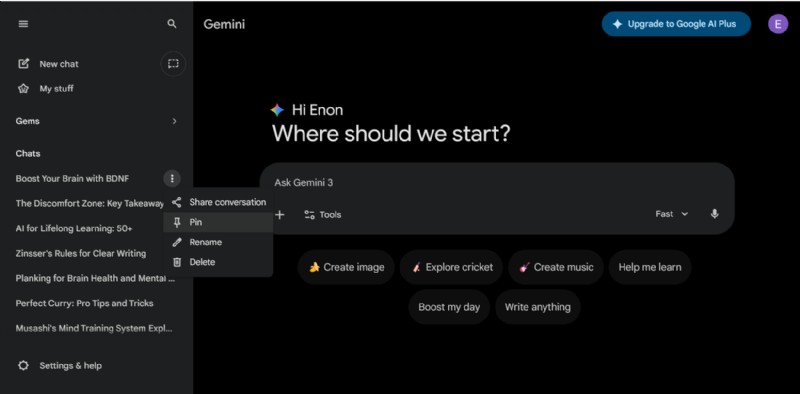 강력한 크롬 확장 프로그램  Gemini Architect 로 Google Gemini 대화창 깔끔하게 정리하기