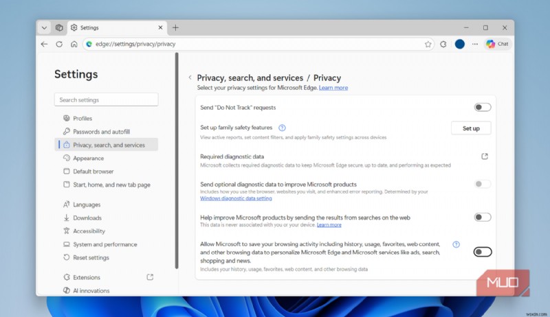 안전한 Microsoft Edge 만들기: 최고의 개인정보 보호를 위한 필수 설정 4가지