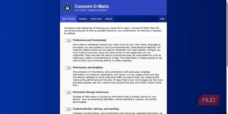 쿠키 동의 팝업과 영원히 작별하는 방법, 자동 거부 확장 프로그램  Consent-o-Matic 