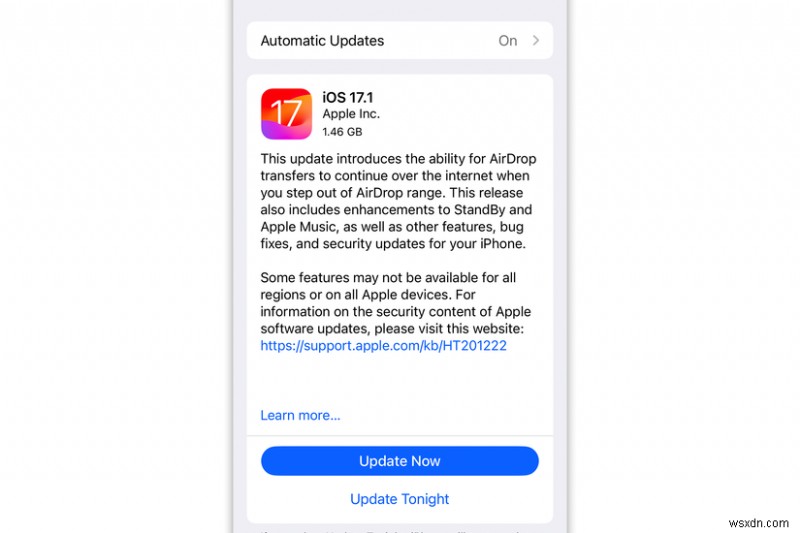 iOS 17.1 업데이트 총정리: AirDrop·애플 뮤직·스탠바이 기능 개선 살펴보기