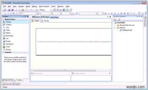 SSRS(SQL Server Reporting Services)에서 보고서 생성, 편집 및 내보내는 방법