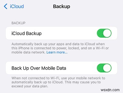 Wi-Fi 없이 아이폰을 iCloud에 백업하는 방법 완벽 가이드