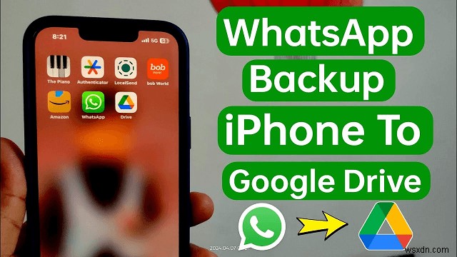 아이폰에서 WhatsApp을 구글 드라이브에 안전하게 백업하는 방법 완벽 가이드
