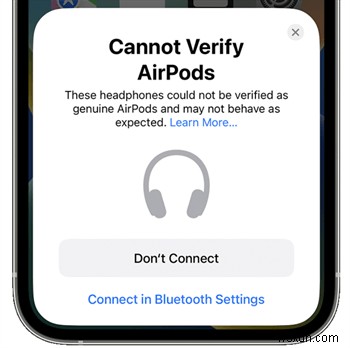 iOS 16/17/18에서 AirPods 확인 불가 경고가 뜨는 이유와 해결 방법