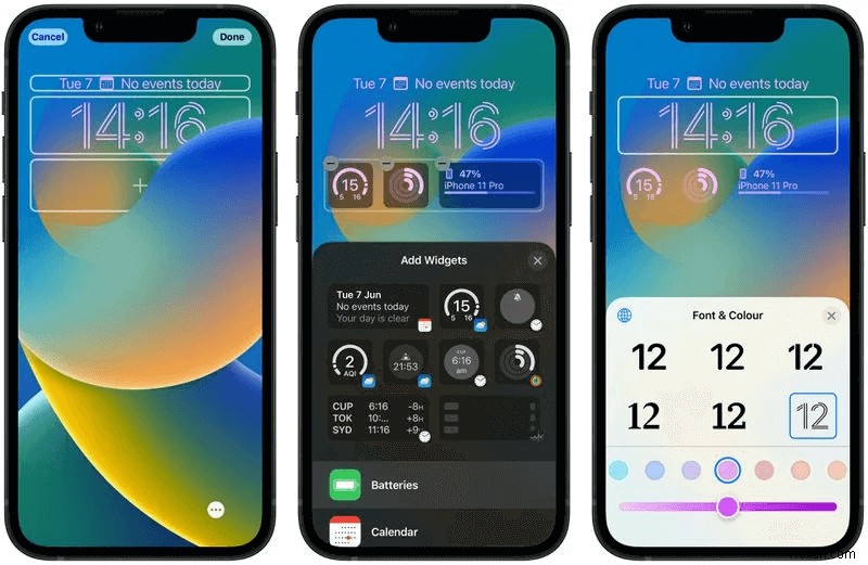 iOS 16 잠금 화면 완전 정복: 아이폰 개성 맞춤 설정을 위한 완벽 가이드