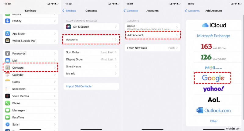 Move to iOS 사용 시 모든 연락처가 아이폰으로 전송되지 않을 때 – 3가지 간단한 해결 방법