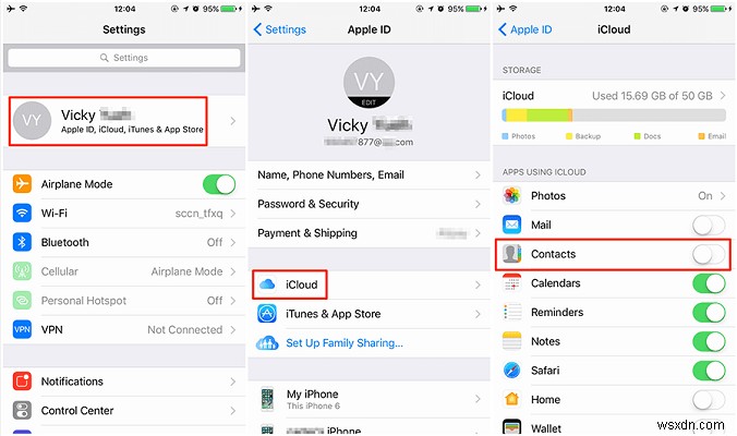 다른 Apple ID로 iPhone 간 연락처 전송하는 완벽한 방법