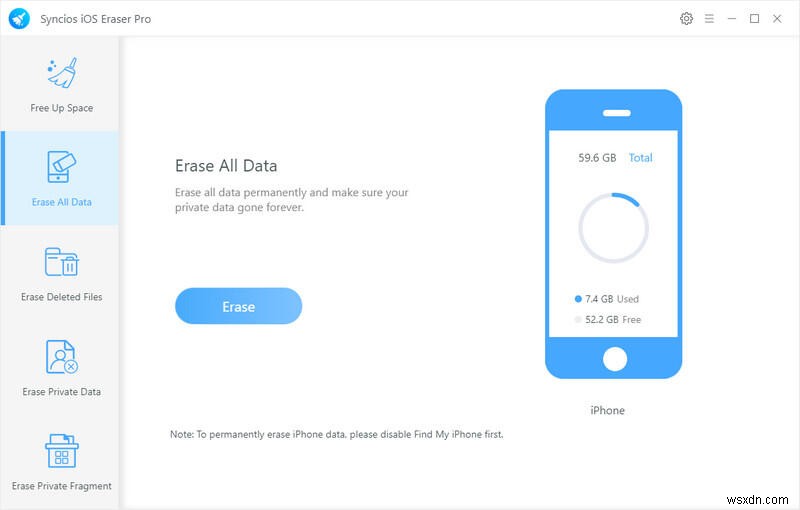 iOS 데이터 지우개(Eraser)로 아이폰 바이러스를 안전하고 완벽하게 제거하는 방법