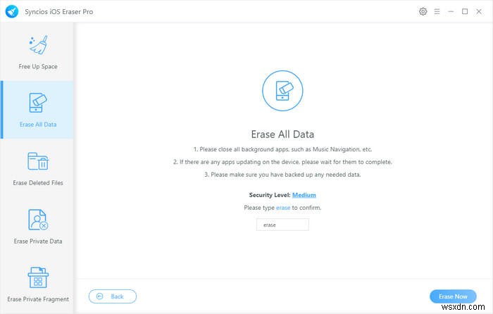iOS 데이터 지우개(Eraser)로 아이폰 바이러스를 안전하고 완벽하게 제거하는 방법