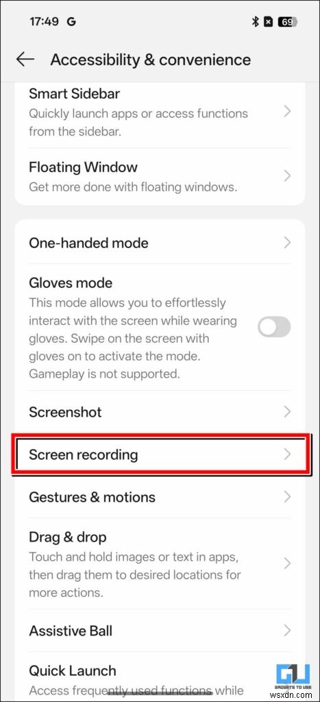 ColorOS 16, 화면 녹화 중 상태 표시줄·알림 팝업 숨기는 방법