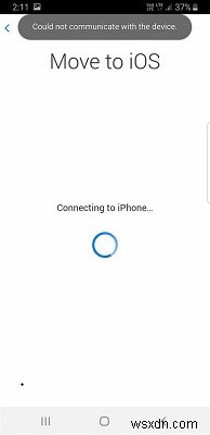 iOS로 이동(Move to iOS) 전송 불가 오류, 검증된 해결 방법 5가지