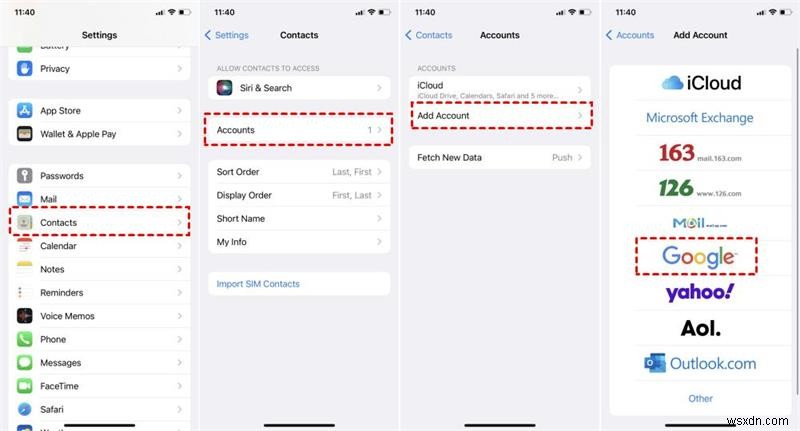 Move to iOS로 연락처가 전송되지 않을 때, 4가지 검증된 해결 방법