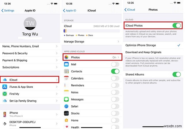 아이폰에는 사진을 남긴 채 iCloud에서만 사진을 삭제하는 방법