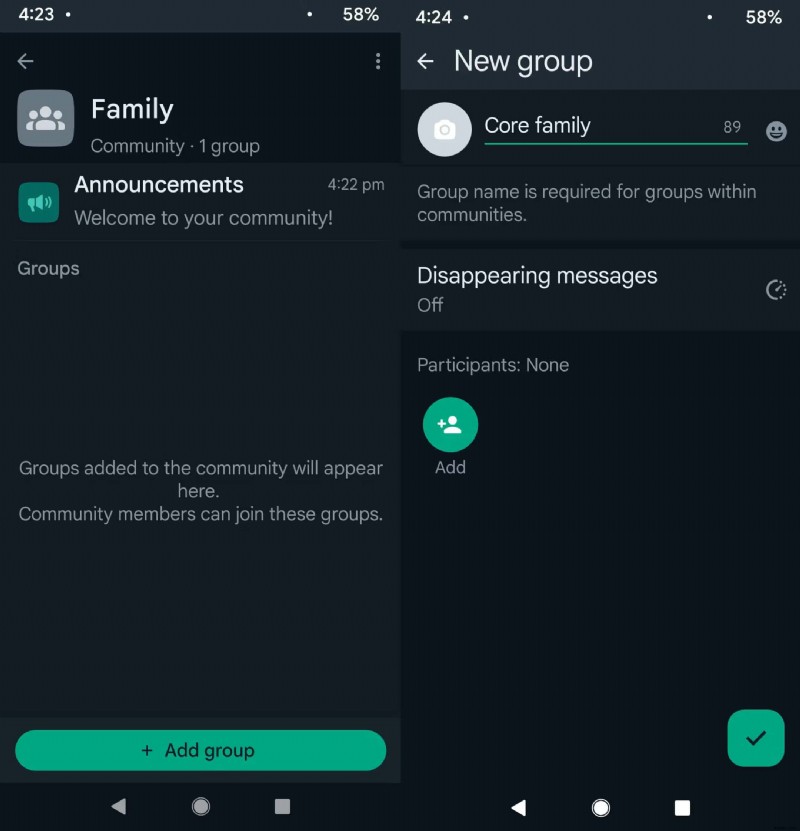 WhatsApp 커뮤니티 vs 그룹: 나에게 맞는 기능은 무엇일까?