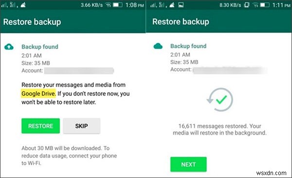 안드로이드 폰 간 WhatsApp 데이터 이전, 초간단 6가지 방법 완벽 가이드