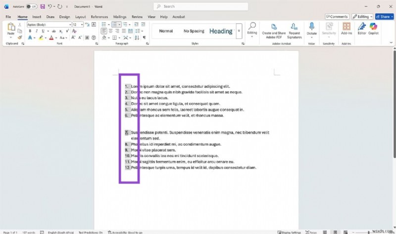 Microsoft Word에서 번호 매기기 재설정하는 방법: 초보자도 따라 하는 4가지 방법