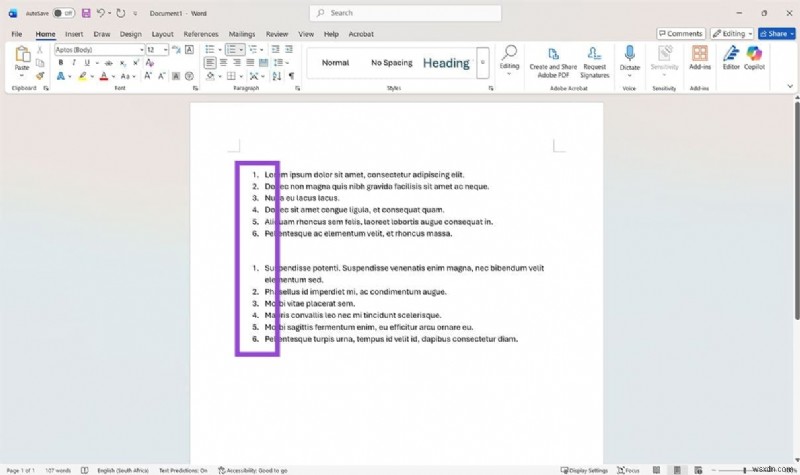 Microsoft Word에서 번호 매기기 재설정하는 방법: 초보자도 따라 하는 4가지 방법