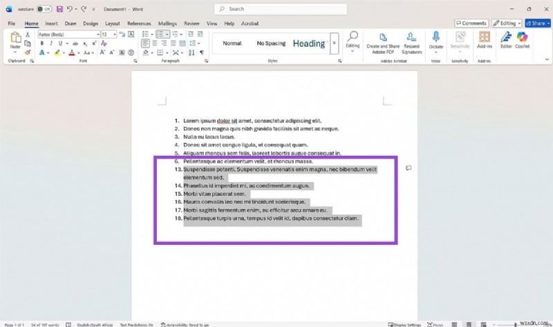 Microsoft Word에서 번호 매기기 재설정하는 방법: 초보자도 따라 하는 4가지 방법