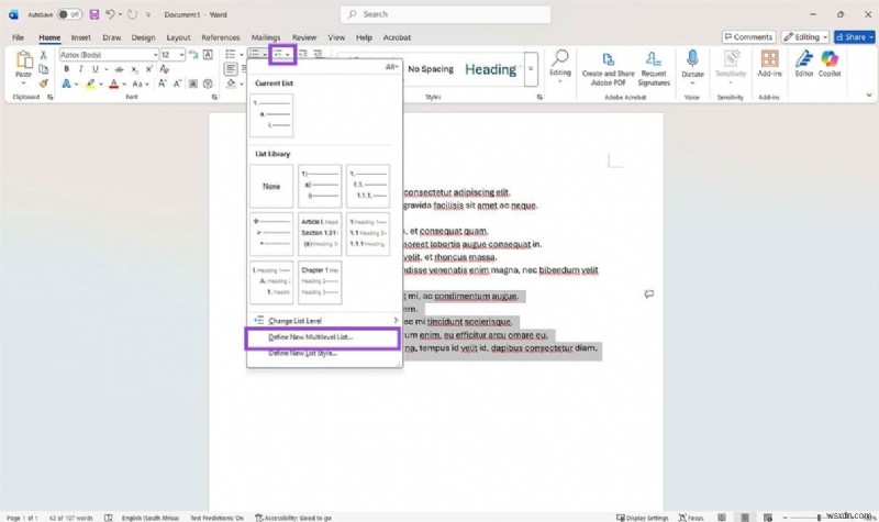 Microsoft Word에서 번호 매기기 재설정하는 방법: 초보자도 따라 하는 4가지 방법