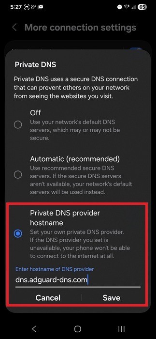 별도 앱 없이 안드로이드 광고 차단하는 숨겨진 설정,  사설 DNS 