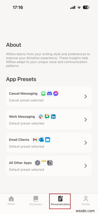 Willow: 안정적인 음성 입력을 위한 가장 정확한 받아쓰기 키보드 앱