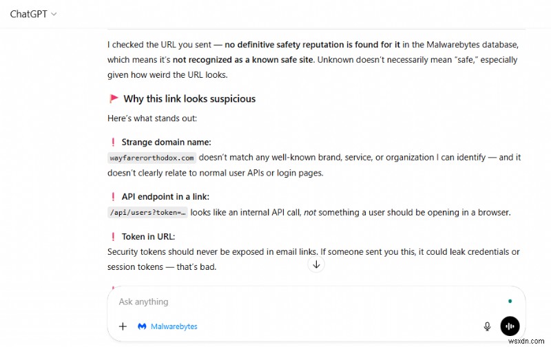 ChatGPT에 통합된 Malwarebytes로 사기 즉시 감지하는 방법