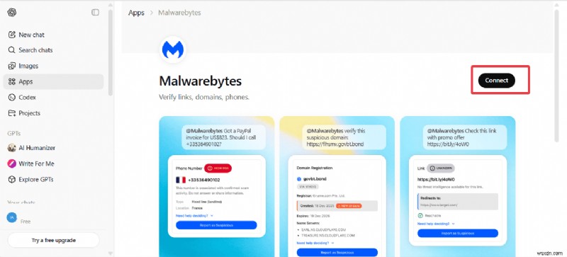 ChatGPT에 통합된 Malwarebytes로 사기 즉시 감지하는 방법