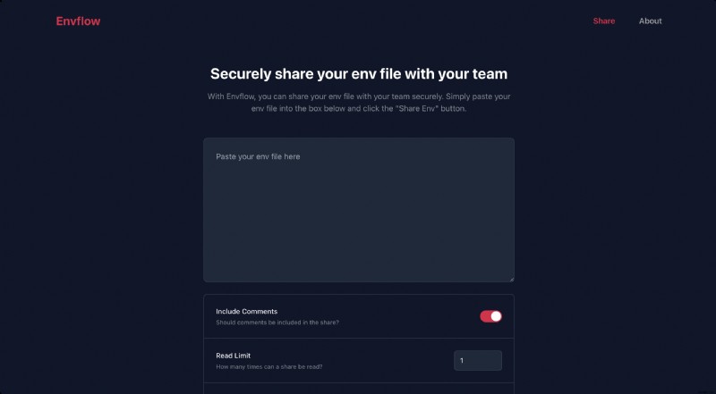 Envflow 구축기: Laravel과 Upstash Redis로 환경 변수를 안전하게 공유하는 방법