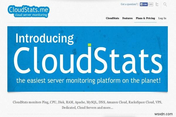 CloudStats.me – 클라우드 기반 리눅스 서버 및 웹사이트 통합 모니터링 도구