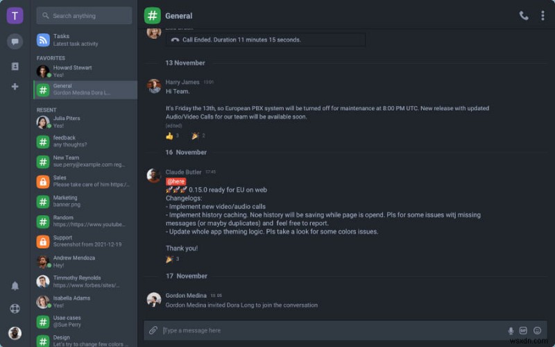 2024년 리눅스용 Microsoft Teams 최고의 대안 – 추천 16선