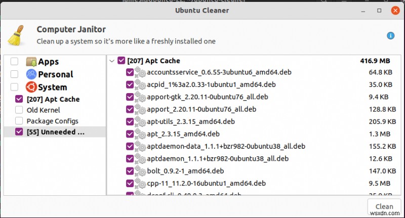 Debian, Ubuntu, Linux Mint에서 디스크 공간 확보를 위한 최고의 GUI 도구 5가지
