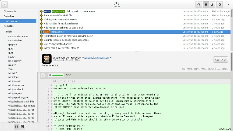 Linux용 최고의 그래픽 Git 클라이언트 11선 – 생산성을 높이는 리포지토리 뷰어