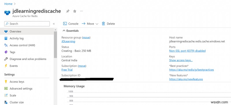 .NET 6 Web API로 Azure Redis Cache 구현하기: 단계별 완벽 가이드