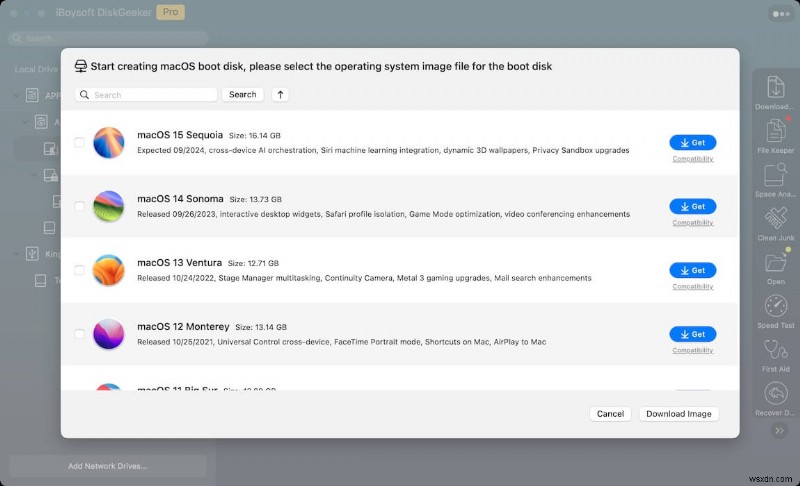 맥에서 macOS Sequoia DMG 파일을 직접 다운로드하거나 생성하는 방법