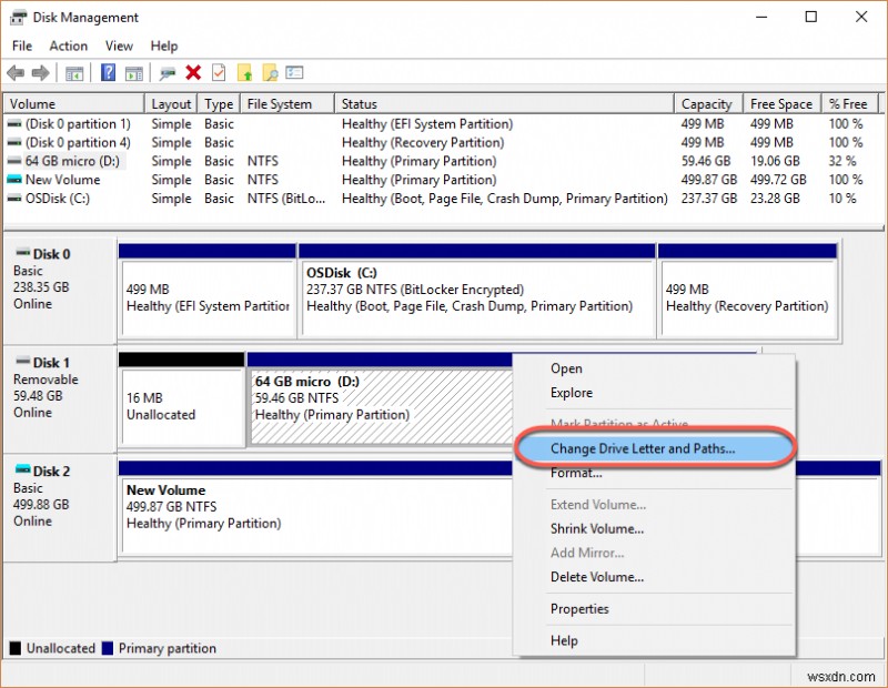 Windows 11, 10, 8, 7에서  드라이브 문자를 사용할 수 없음  오류 해결 방법