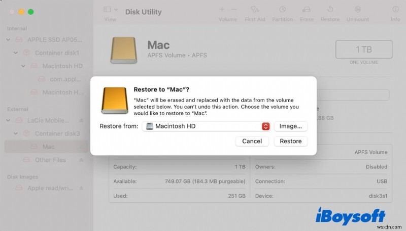 Mac에서 실수로 삭제한 시동 디스크(Macintosh HD) 복구 방법 – 단계별 완벽 가이드