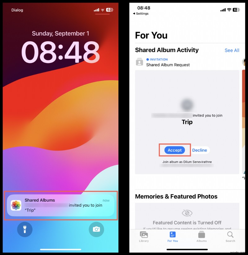아이폰에서 공유 iCloud 앨범 초대 수락하는 방법: 초간단 가이드