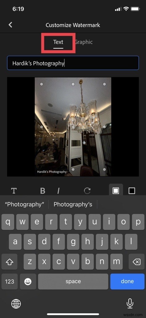 아이폰에서 몇 분 만에 전문가 수준의 투명한 워터마크 만드는 방법