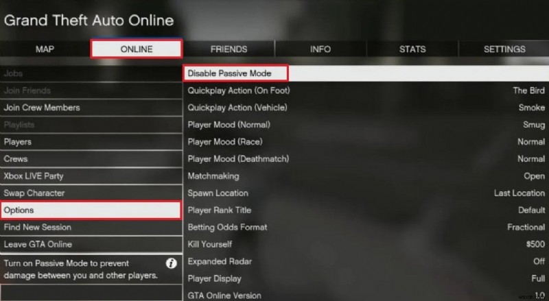GTA V 패시브 모드 끄는 방법 – PC, Xbox, PlayStation 완벽 정리