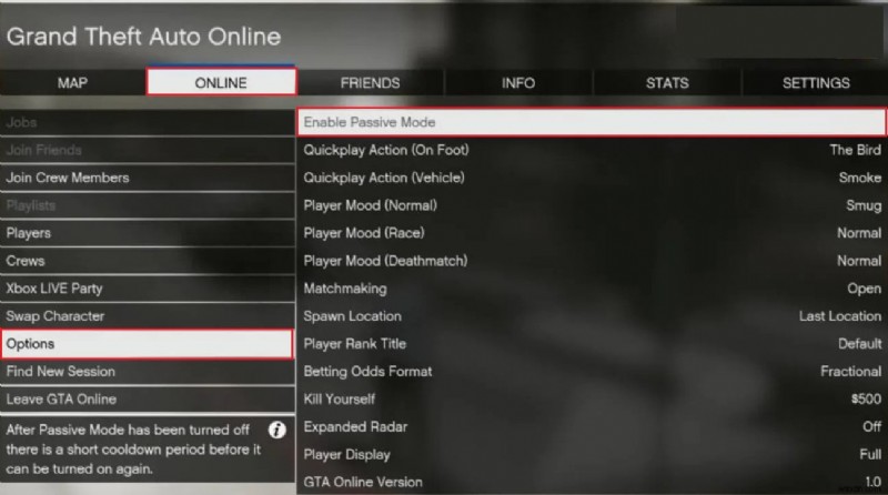 GTA V 패시브 모드 끄는 방법 – PC, Xbox, PlayStation 완벽 정리