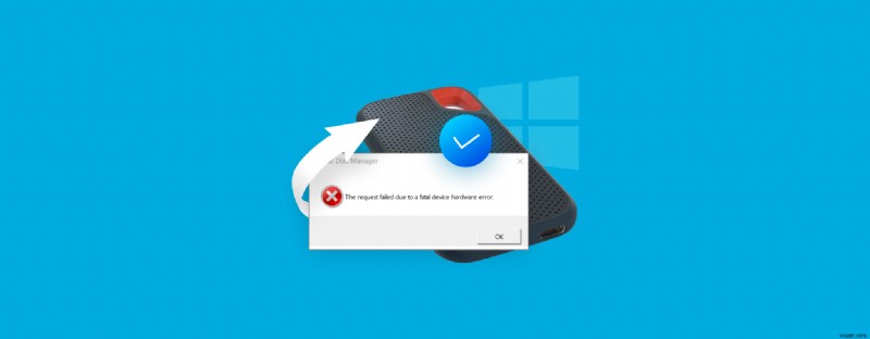 Windows  치명적인 장치 하드웨어 오류로 인해 요청이 실패했습니다  오류 해결 – 단계별 완벽 가이드