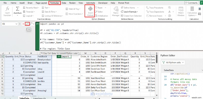 엑셀에서 파이썬(Python in Excel)으로 열어보는 고급 데이터 분석의 세계