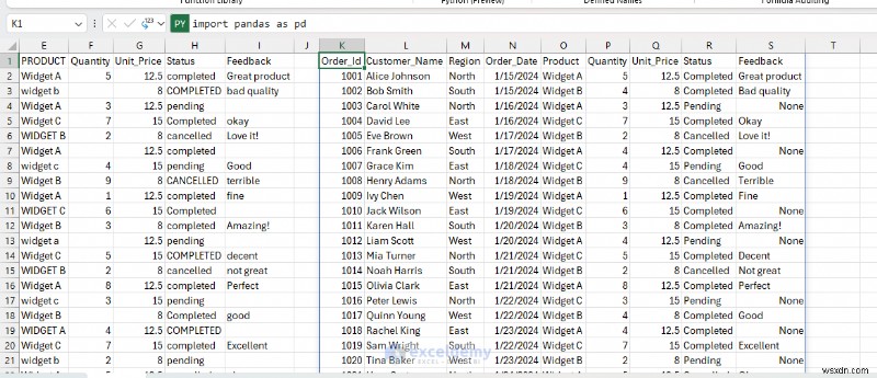 엑셀에서 파이썬(Python in Excel)으로 열어보는 고급 데이터 분석의 세계