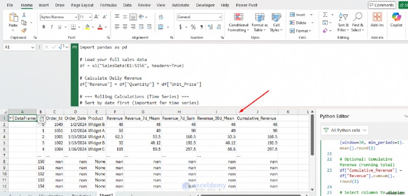 엑셀에서 파이썬(Python in Excel)으로 열어보는 고급 데이터 분석의 세계