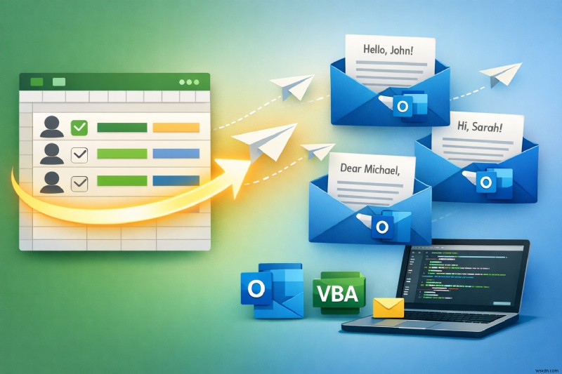 엑셀 이메일 생성기 만들기: VBA로 개인화된 Outlook 이메일 자동화하는 완벽 가이드
