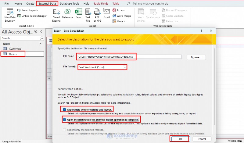 Microsoft Access 데이터를 Excel로 가져오는 방법: 단계별 완벽 가이드