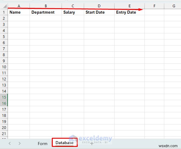 VBA와 이름 정의 범위(Named Range)로 자동 초기화되는 Excel 입력 양식 만들기